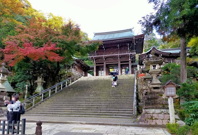 伊奈波神社の紅葉写真