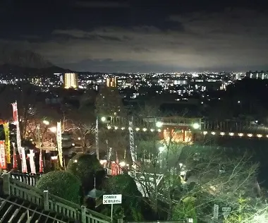 犬山成田山の夜景
