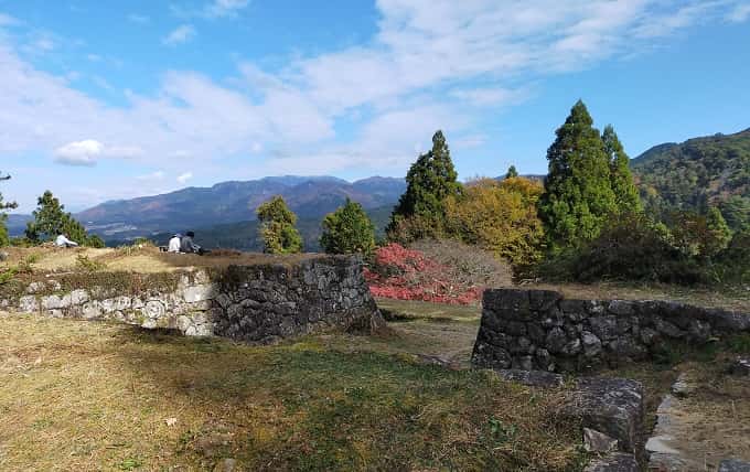 岩村城跡からの景色