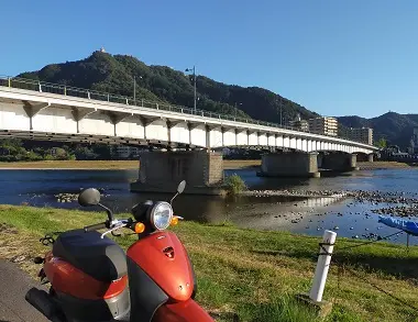 長良川と岐阜城