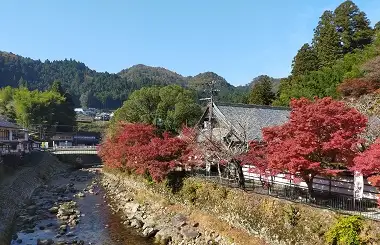 室生寺周辺の風景