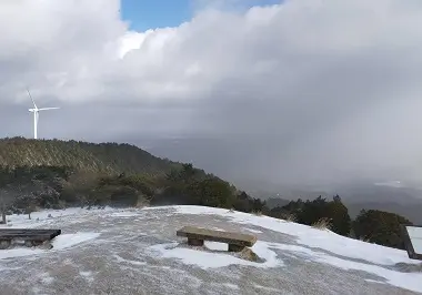 冬の青山高原