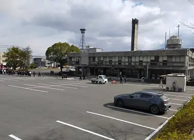 伊賀忍者＆城の駐車場