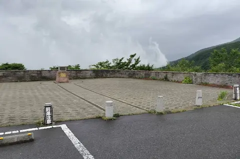 那須高原の恋人の聖地展望台。展望スペースがある。