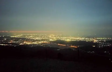 一宇田展望台夜景