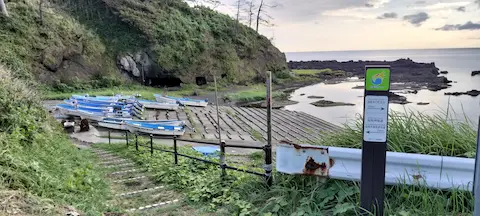 宿根木遊歩道