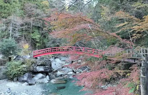 夕森渓谷もみじ橋